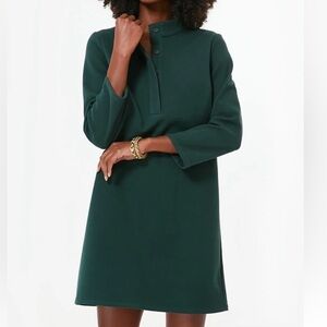 Tuckernuck Green Crepe Avery Dress